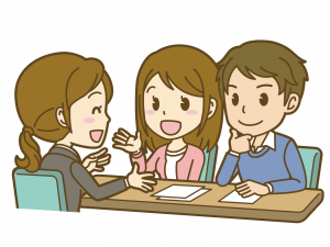 相談を受ける講師の画像