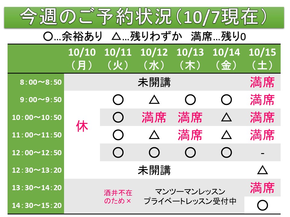 豊田　1010空席